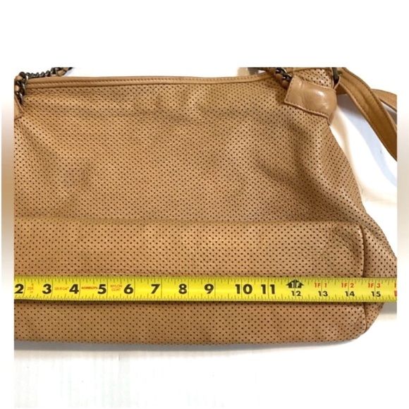 Carla Mancini Bag Tote Perforated Leather Shoulder Bag with pouch - Picture 14 of 16